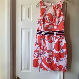 Lilly Pulitzer Size 4 Nautical Shift Dress